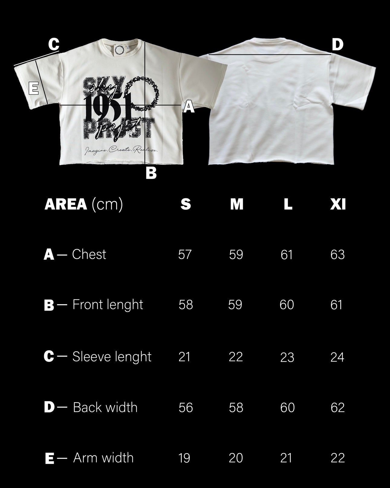 “1951” white tee